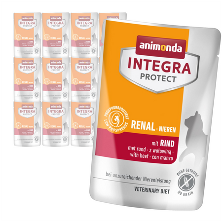 Animonda Integra Protect Renal 12x85g Mokra Karma Dla Kota Na Chore Nerki Z Wołowiną