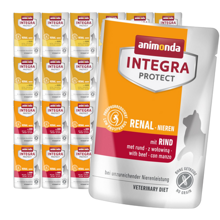 Animonda Integra Protect Renal 24x85g Mokra Karma Dla Kota Na Chore Nerki Mix Smaków