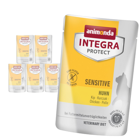 Animonda Integra Protect Sensitive 6x85g Mokra Karma Dla Kota Z Nadwrażliwością Pokarmową Kurczak