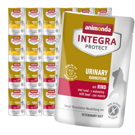 Animonda Integra Protect Urinary 24x85g Mokra Karma Dla Kota Na Kamienie Nerkowe 2 Smaki