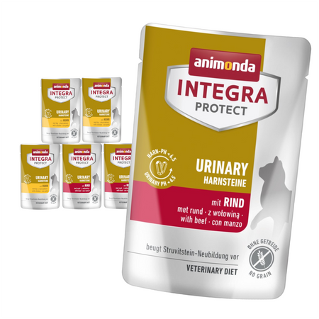 Animonda Integra Protect Urinary 6x85g Mokra Karma Dla Kota Na Kamienie Nerkowe 2 Smaki