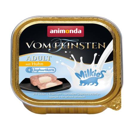 Animonda Vom Feinsten Adult Milkies 100g Mokra Karma dla Kota z Kurczakiem i Jogurtowym Dodatkiem