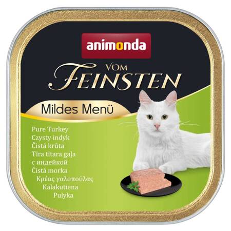 Animonda Vom Feinsten Mild Menue 100g Mokra Karma dla Kota z Indykiem