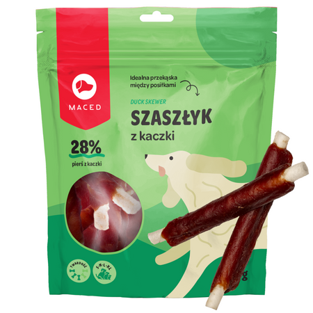 MACED PAŁECZKI WOŁOWE Z KACZKĄ 500G PRZYSMAK DLA PSA