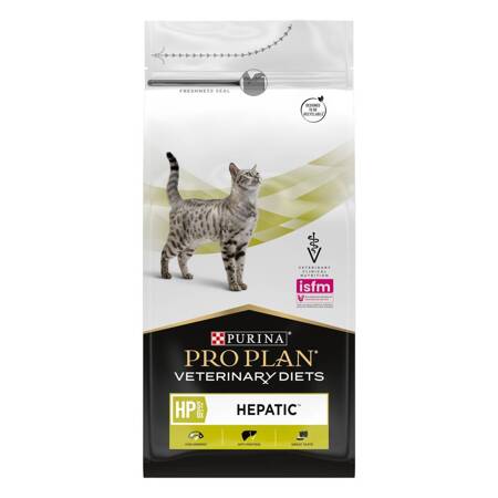 Purina Pro Plan Veterinary Diets HP Hepatic Sucha Karma Dla Kota 1,5kg Wspomaga Pracę Wątroby