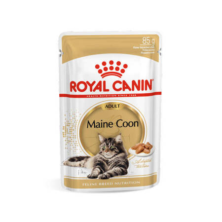 ROYAL CANIN Maine Coon 85g karma mokra w sosie dla kotów dorosłych rasy maine coon