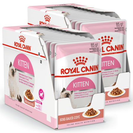 Royal Canin Kitten Instinctive w Sosie 24x85g Mokra Karma Dla Kociąt Do 12 Miesiąca Życia