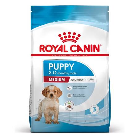 Royal Canin Shn Medium Puppy 4kg Karma Sucha Dla Szczeniąt Od 2 Do 12 Miesiąca Ras Średnich