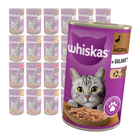 Whiskas Adult Mix Smaków Bez Ryb 24x400g Mokra Karma Dla Dorosłych Kotów