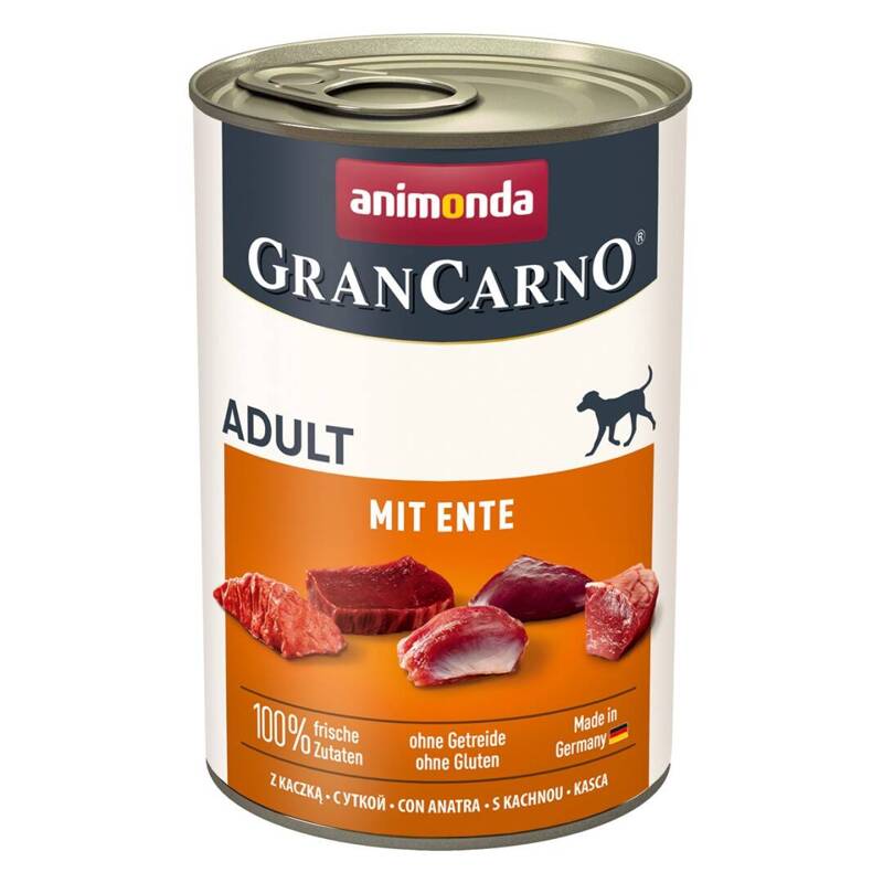 Animonda GranCarno Adult 400g Mokra Karma Dla Psa z Kaczką