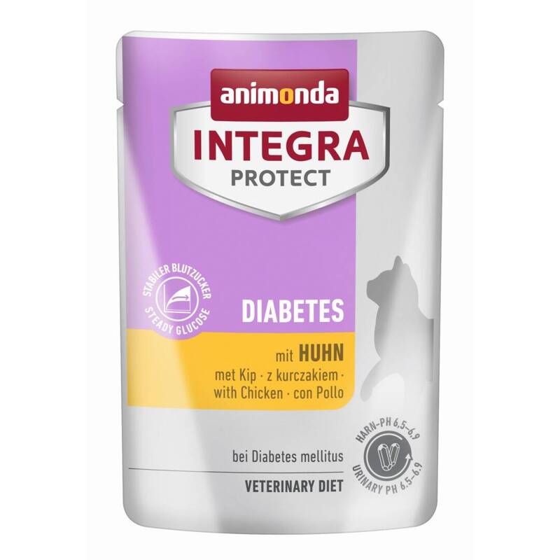 Animonda Integra Protect Diabetes 85g Mokra Karma Dla Kota Z Cukrzycą Kurczak