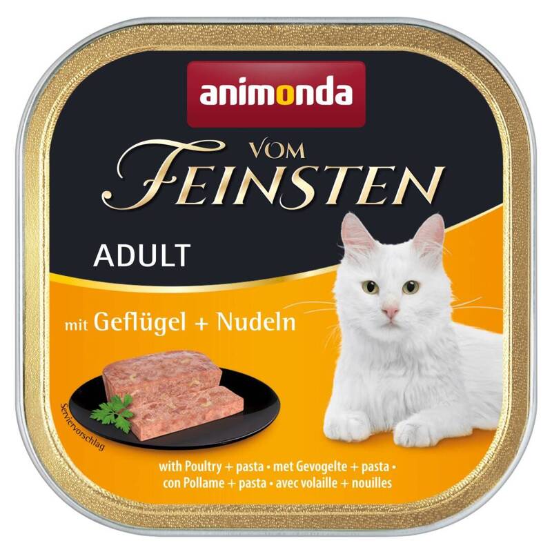 Animonda Vom Feinsten Adult 100g Mokra Karma dla Kota z Drobiem i Makaronem