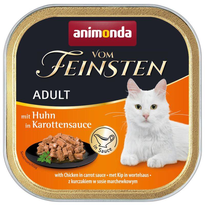 Animonda Vom Feinsten Adult 100g Mokra Karma dla Kota z Kurczakiem w Sosie Marchewkowym