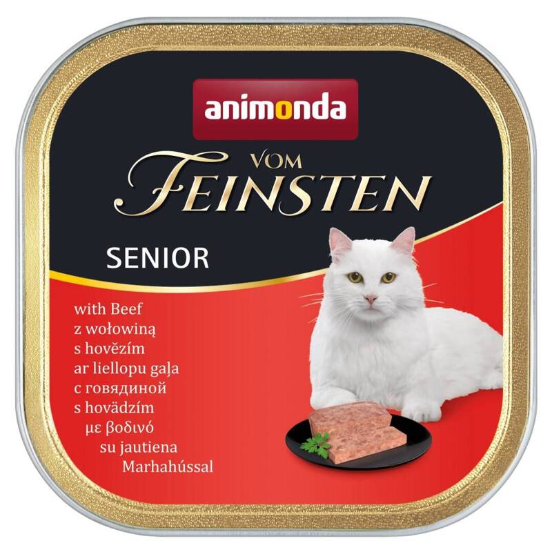 Animonda Vom Feinsten Senior 100g Mokra Karma dla Kota z Wołowiną