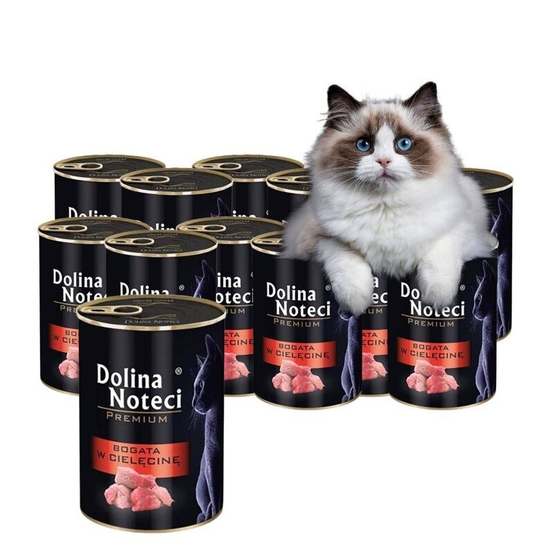 Dolina Noteci Premium dla Kota Cielęcina 12x400g