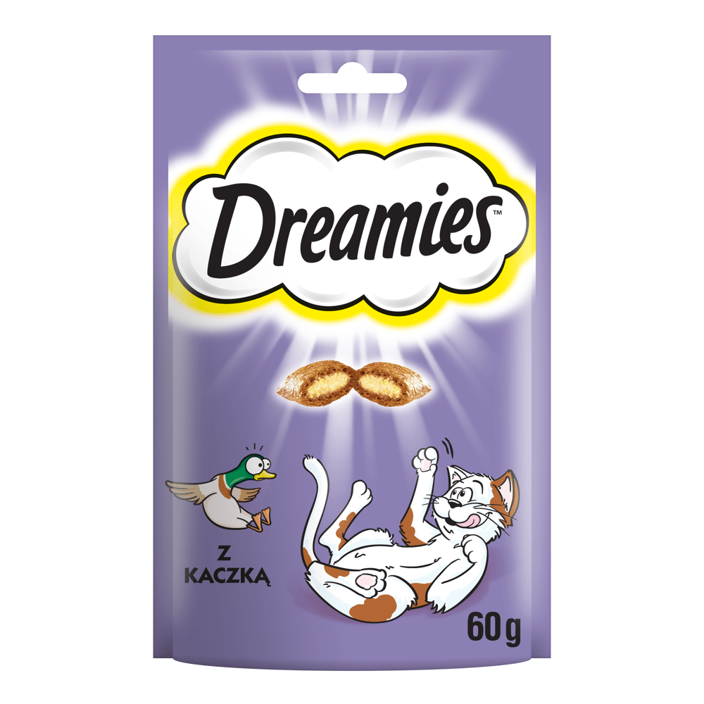 Dreamies z Wyśmienitą Kaczką 60g Przysmaki dla kota