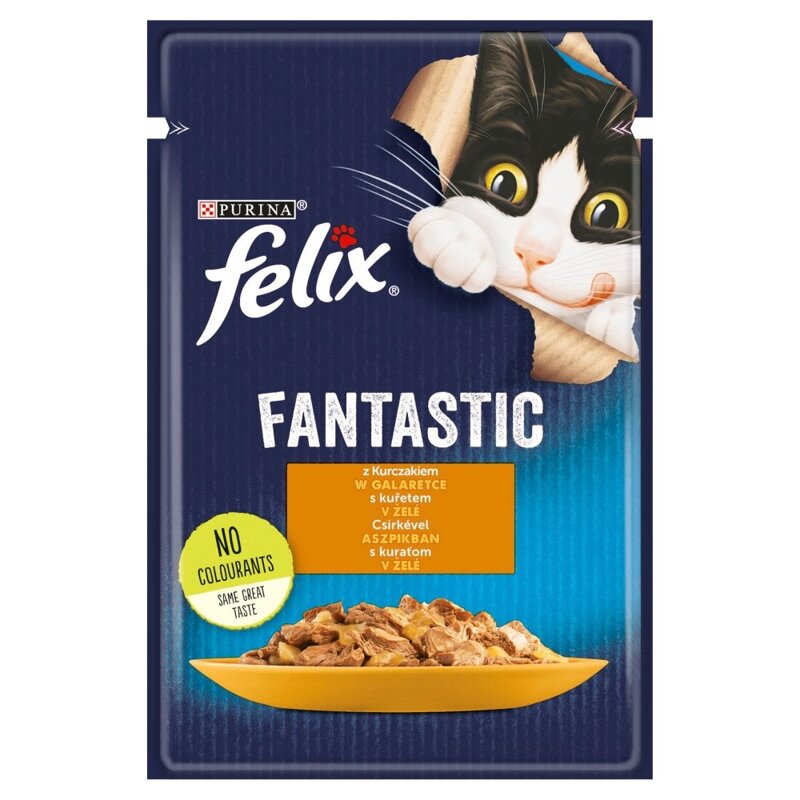 Felix Fantastic Karma Dla Kotów Kurczak W Galaretce Saszetka 85g