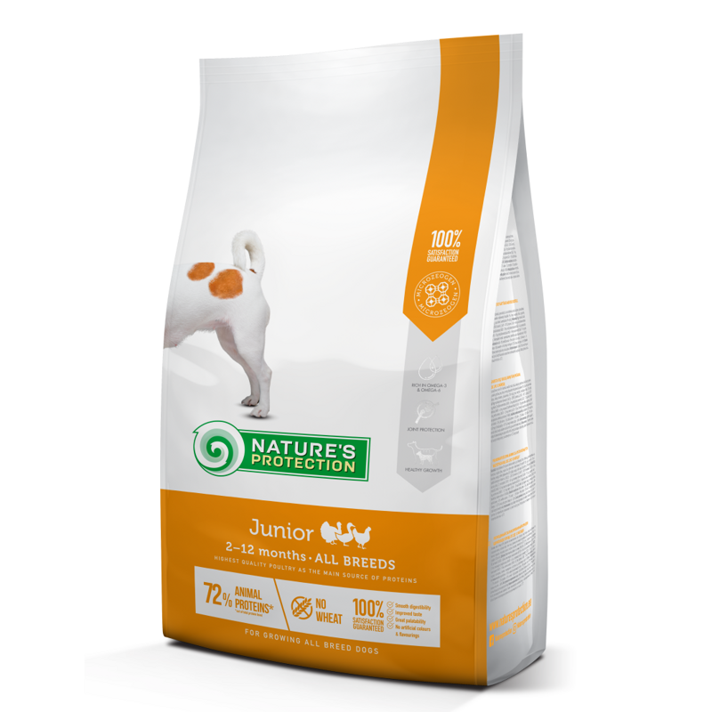 Nature's Protection Junior Poultry Sucha Karma Z Drobiem Dla Rosnących Psów 2kg