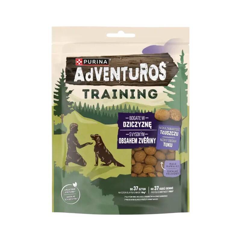 Purina Adventuros Training Przysmak Treningowy Dla Psa Z Dziczyzną 115g