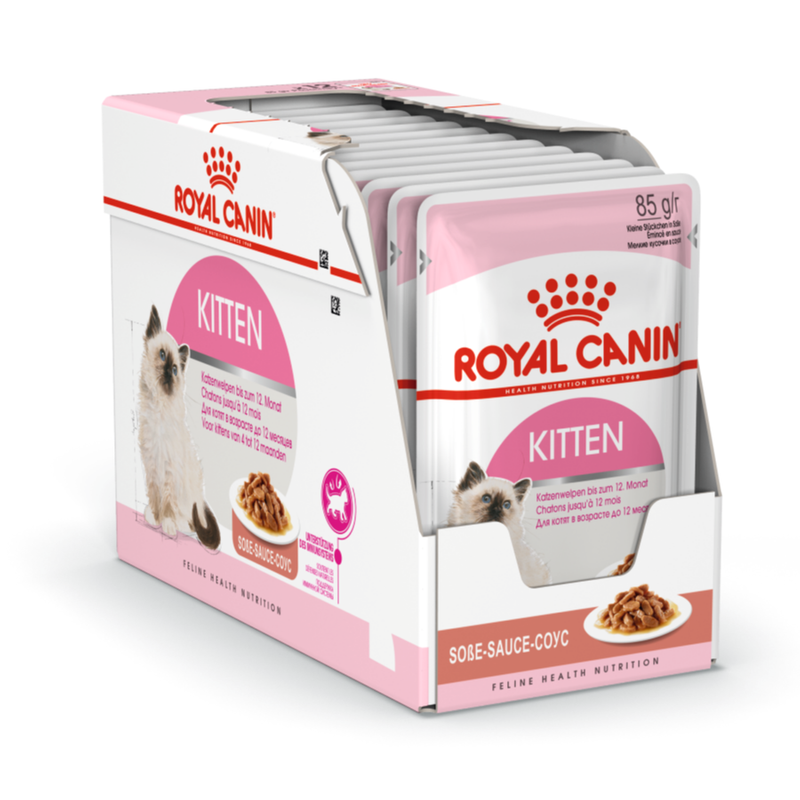 ROYAL CANIN Kitten Instinctive w sosie 85g karma mokra w sosie dla kociąt do 12 miesiąca życia