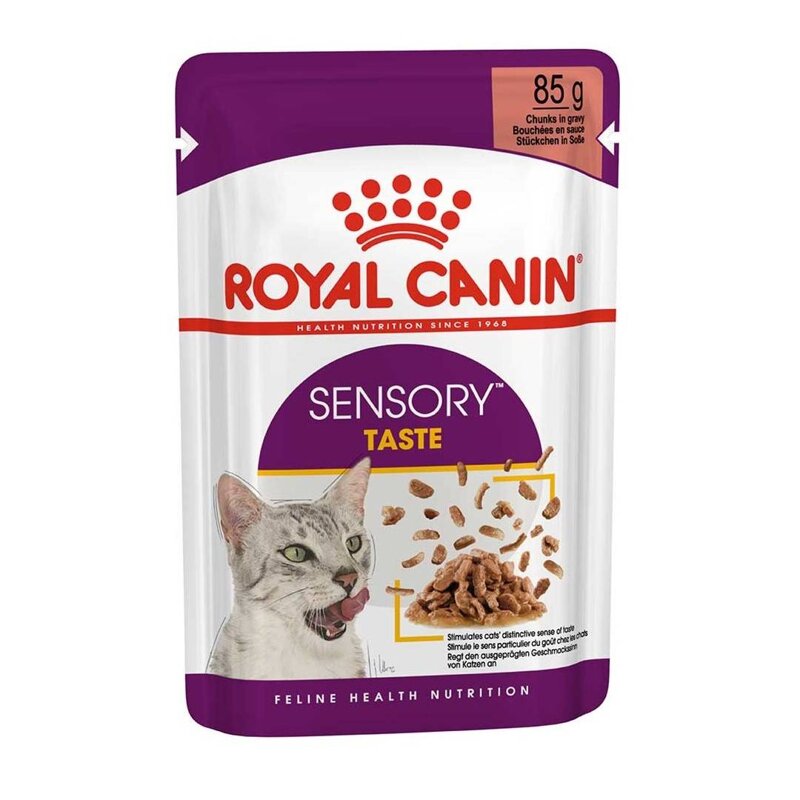 ROYAL CANIN Sensory Taste Gravy 85g Mokra Karma Dla Kotów Wybrednych