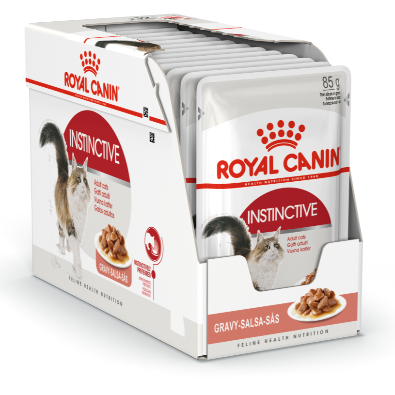 Royal Canin Instinctive FHN Karma Mokra W Sosie Dla Kotów Dorosłych, Wybrednych 12x85g