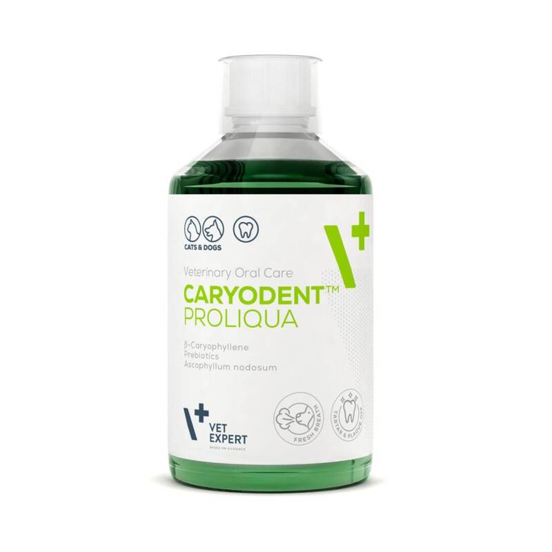 Vet Expert Caryodent Proliqua 250ml Płyn Do Higieny Jamy Ustnej Dla Psów I Kotów