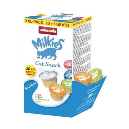 Animonda Milkies Selection Mix 25x15g Mleczny Przysmak dla Kota 20+5 Gratis