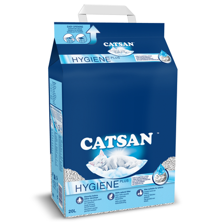 CATSAN Hygiene Plus 20l - naturalny żwirek dla kota