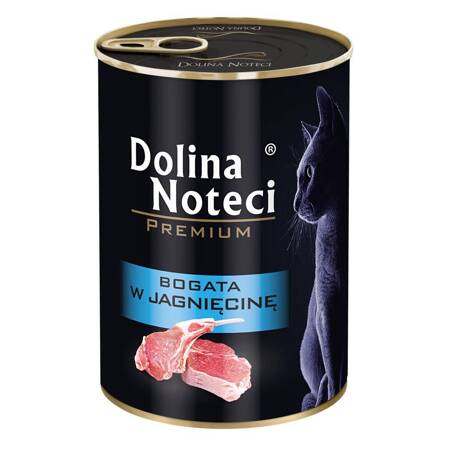 Dolina Noteci PREMIUM 400 g bogata w jagnięcinę Mokra karma dla kota