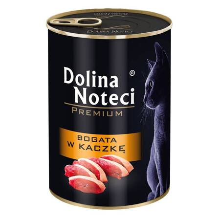 Dolina Noteci PREMIUM 400 g bogata w kaczkę Mokra karma dla kota