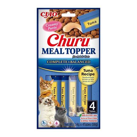 Inaba Cat Meal Topper 4x14g (56g) Kremowy Przysmak Dla Kota Pasta z Tuńczykiem