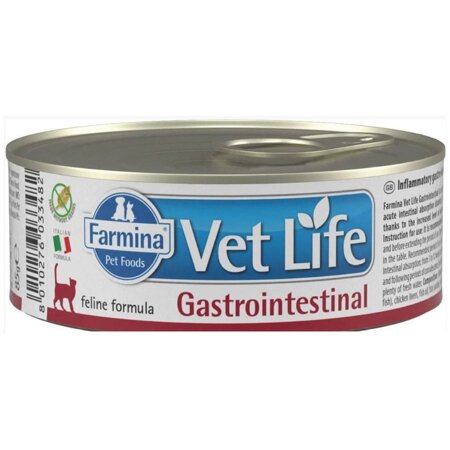 VET LIFE NATURAL DIET CAT GASTROINTESTINAL 85g Mokra karma dla kota na Ostrą biegunkę