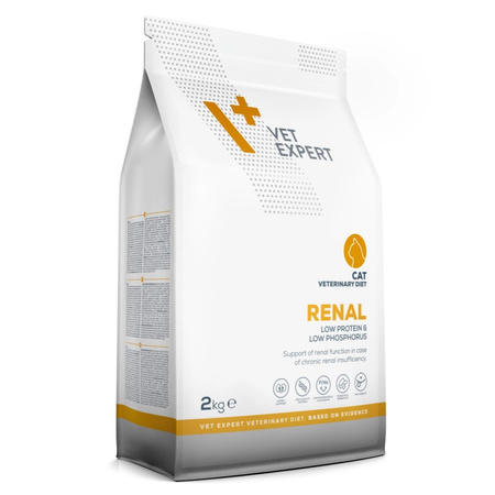 VetExpert Veterinary Diet Renal Cat 2kg Sucha Weterynaryjna Karma Dla Kotów  Z Niewydolnością Nerek