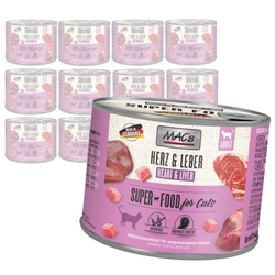 MAC's Cat Mokra Karma Dla Kota Wołowe Serce Wątroba 12x200g