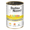 Dolina Noteci Premium Junior 12x400g Mokra Karma Dla Szczeniąt Żołądki z Kurczaka Serca Indyka
