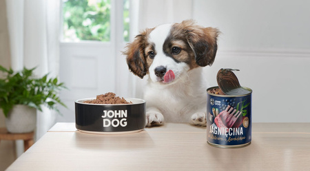 John Dog Berry Line Mix Smaków Dzik I Cielęcina Wołowina I Królik Jagnięcina I Śledź 6x400g Mokra Karma Dla Szczeniąt