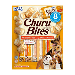 Inaba Dog Churu Bites Chicken Wraps 8x12g Przysmak dla Psa z Kurczakiem