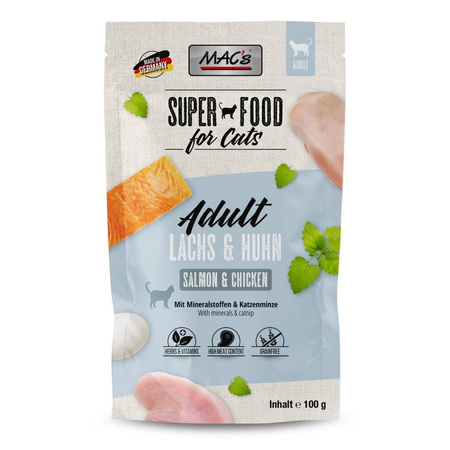 MAC's Mokra Karma Dla Kota Łosoś i Kurczak 12x100g
