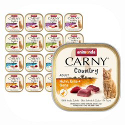 Animonda Carny Country 16x100g Mokra Karma Dla Kota Mix 4 Smaków