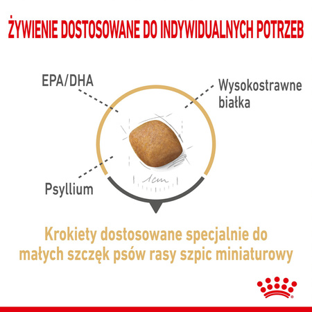 Royal Canin BHN Pomeranian Adult 3kg Karma Sucha Dla Psów Dorosłych Rasy Szpic Miniaturowy