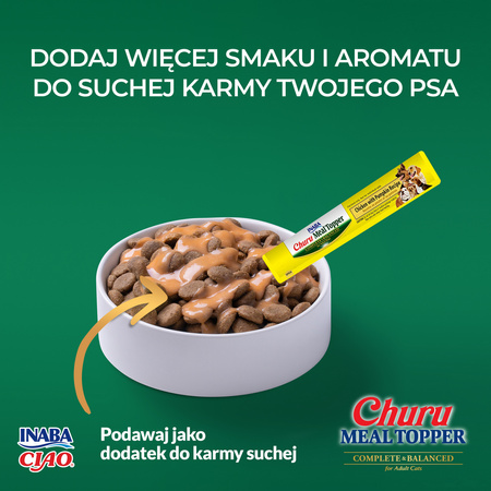 Inaba Dog Meal Topper 4x56g Przysmak Pasta Dla Psa Z Kurczakiem I Dynią