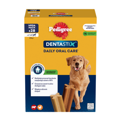 PEDIGREE® DENTASTIX™ Daily Dental Chews Przysmaki dla psów dużych ras 28 szt 