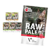 Vet Expert Raw Paleo Kitten Mix Smaków 6x100g Karma Mokra Dla Kociąt z Indykiem Dziczyzną i Wołowiną