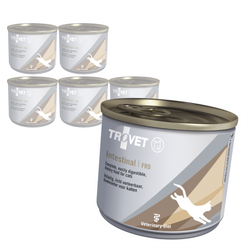 Trovet Intestinal FRD 6x200g Dietetyczna Mokra Karma z Kurczakiem i Łososiem Dla Kotów z Zaburzeniami Jelitowo - Żołądkowymi
