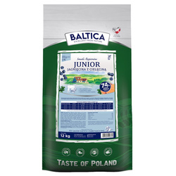 Baltica Junior Jagnięcina z Cielęciną XL 12kg Hipoalergiczna Sucha Karma Dla Szczeniąt Dużych Ras