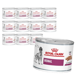 Royal Canin Veterinary VHN Renal 12x200g Mokra Karma Pasztet Dla Psów z Niewydolnością Nerek