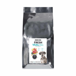 John Dog Fresh Happy Growth 12kg Sucha Karma Dla Szczeniąt Z Cielęciną I Królikiem
