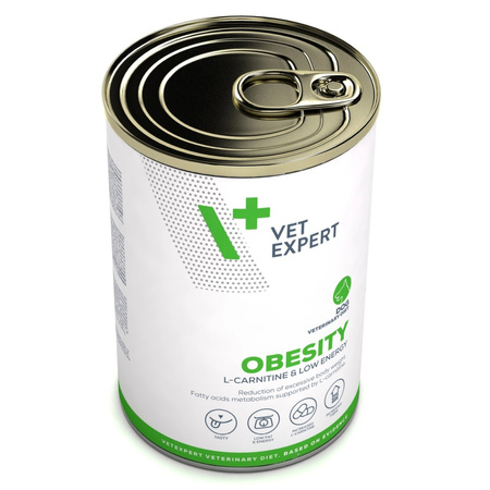Vet Expert Obesity Mokra Karma Weterynaryjna Dla Psa Kurczak Z Jagnięciną 400g Redukcja Masy Ciała