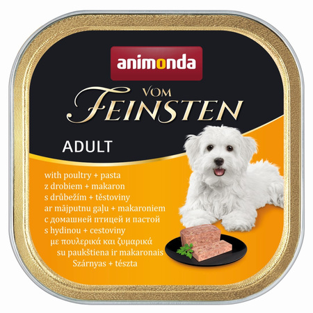 Animonda Vom Feinsten Mokra Karma Dla Psa 22x150g Drobiowa Z Makaronem